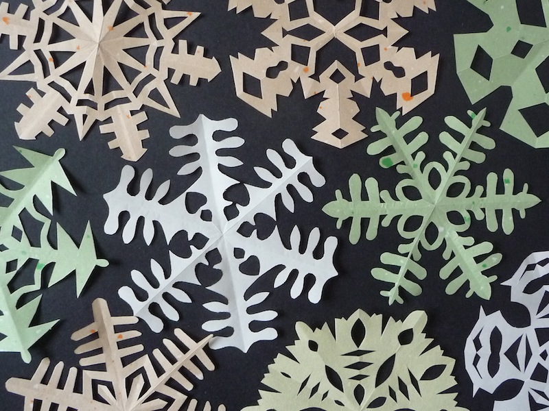 How to Make Easy Paper Snowflakes - Step by Step Tutorials - Kids Art &  Craft